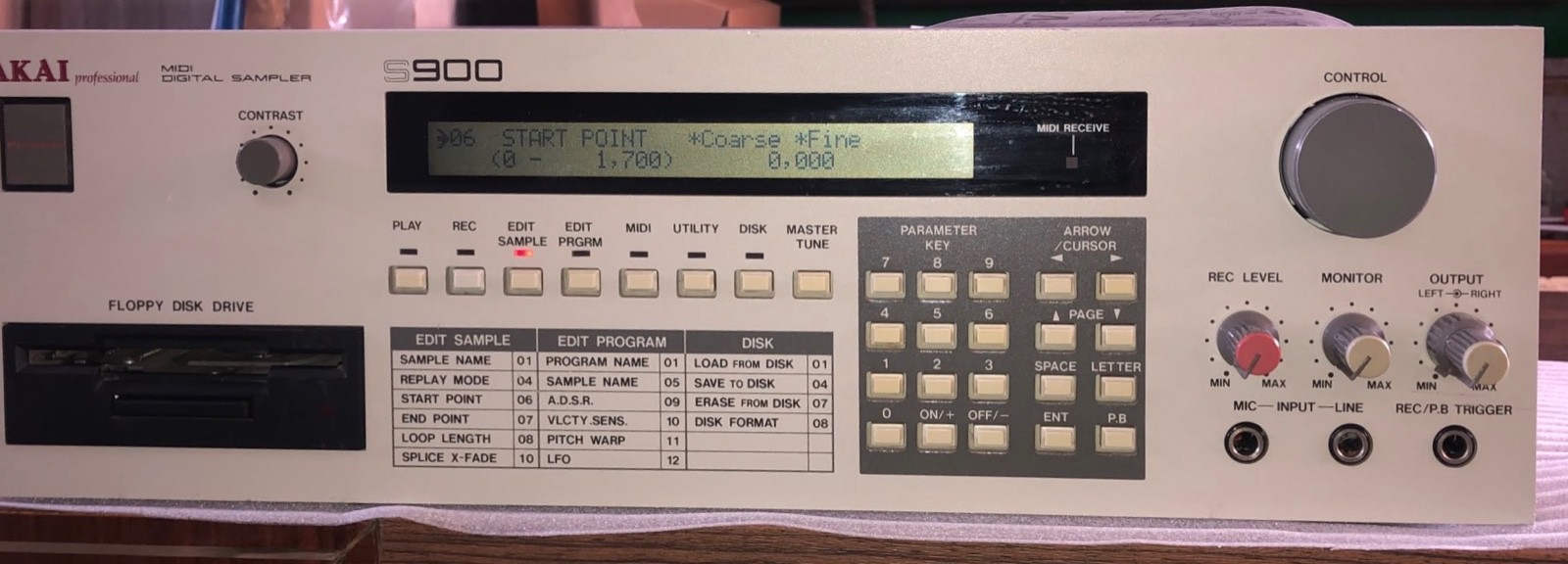 AKAI S900 S 900 Digital Sampler ASK90 ASK 90 Audio Input Trigger Interface Board