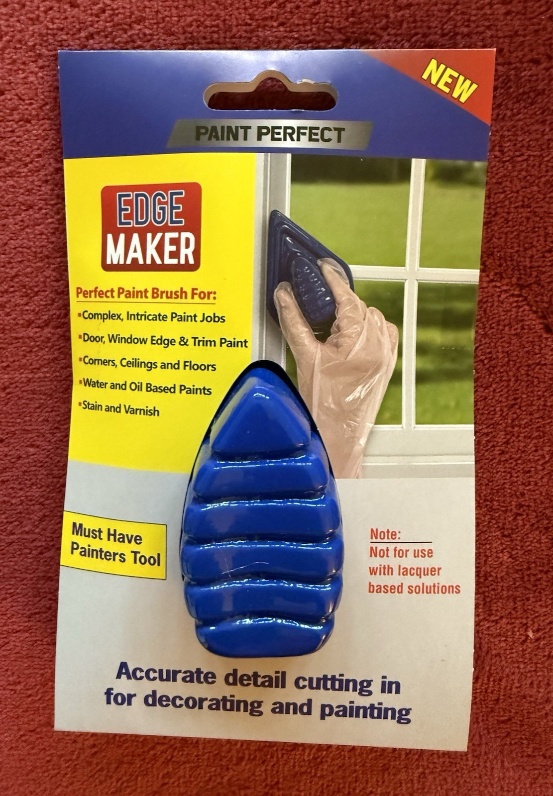 Paint Perfect Edge Maker Brush Tool Door Window Edge Cutting In Corner ceiling