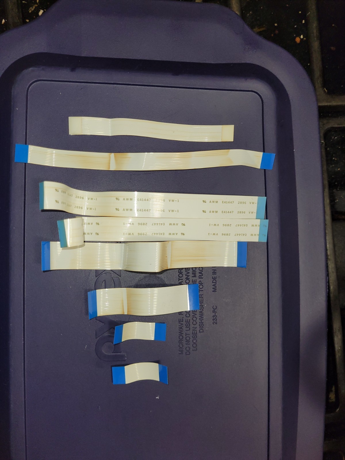 Icom IC-718 8 piece ribbon cable set