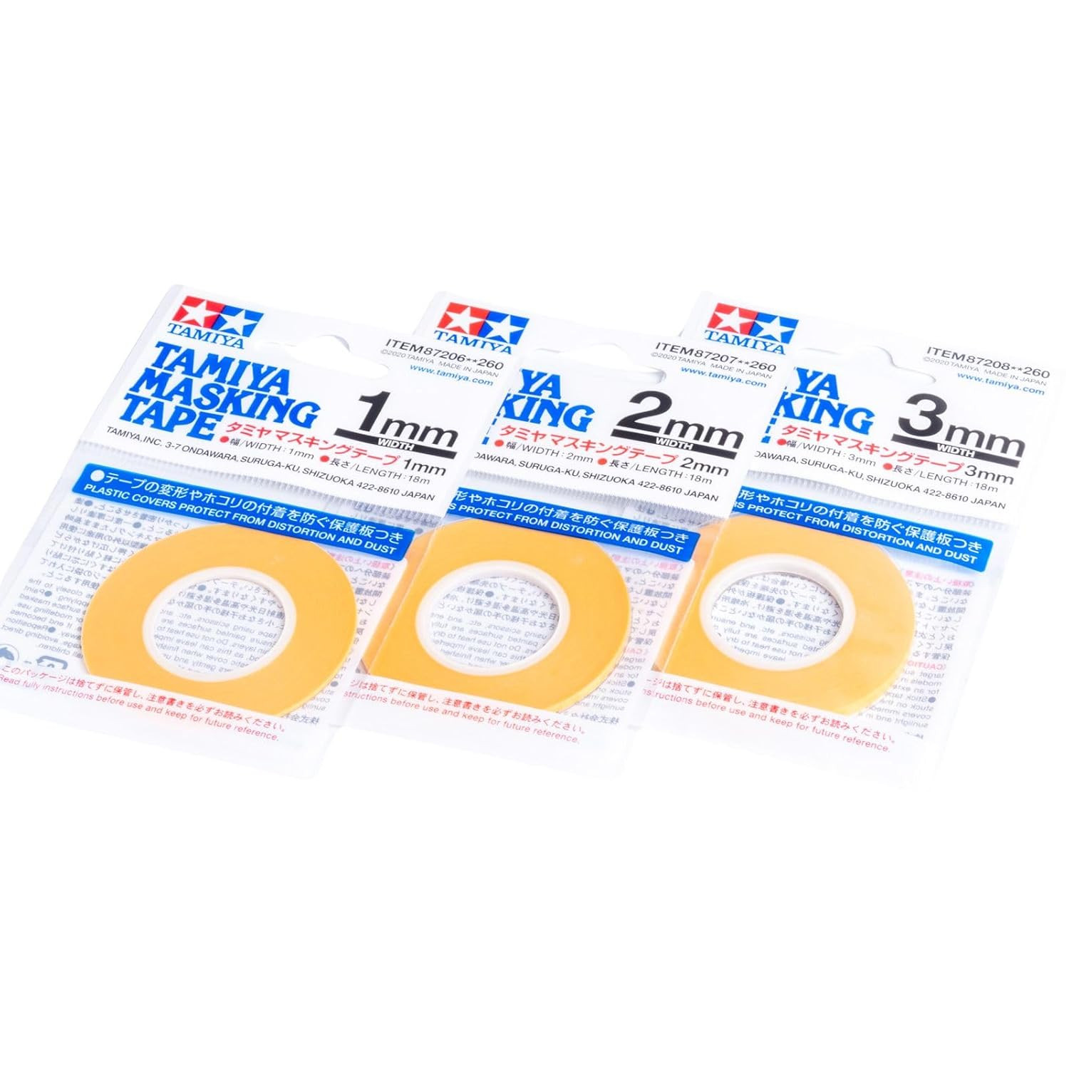 Masking Tape Set 1Mm (87206)/2Mm (87207)/3Mm (87208)