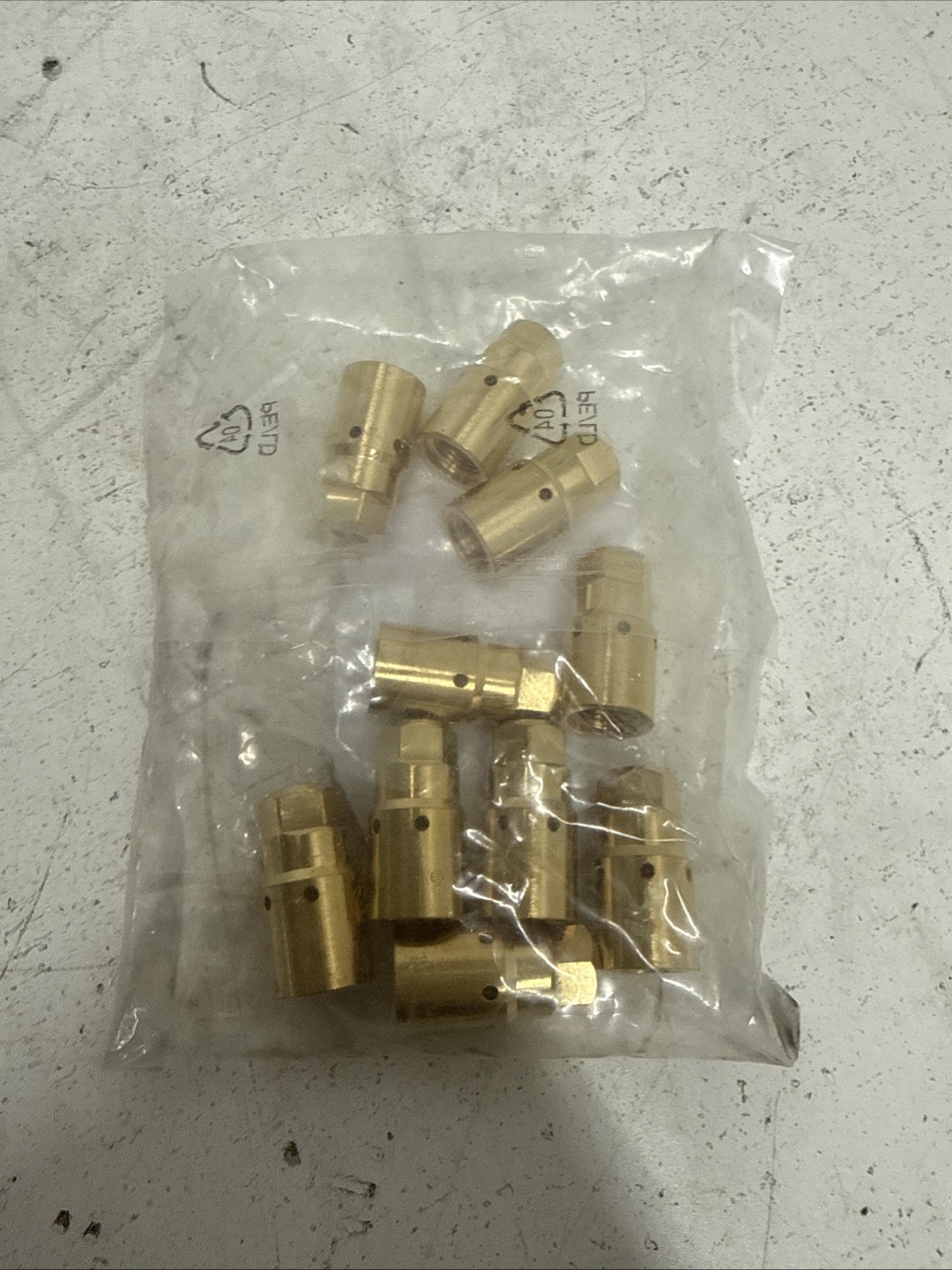 QTY-10) ABICOR BINZEL 142.0148 TIP ADAPTORS **NOS**