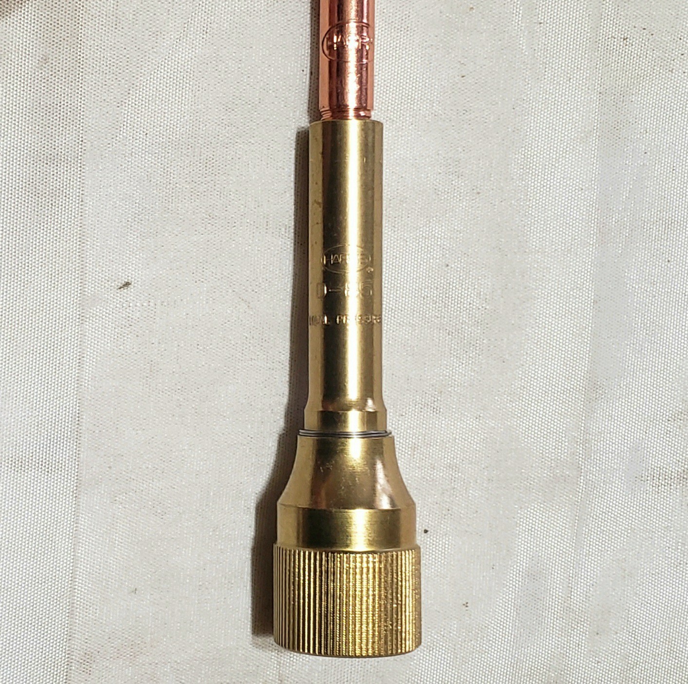 Harris D-85 Gas Mixer & 23A90-3 Brazing Welding Tip Nozzle Equal Pressure Fit 85