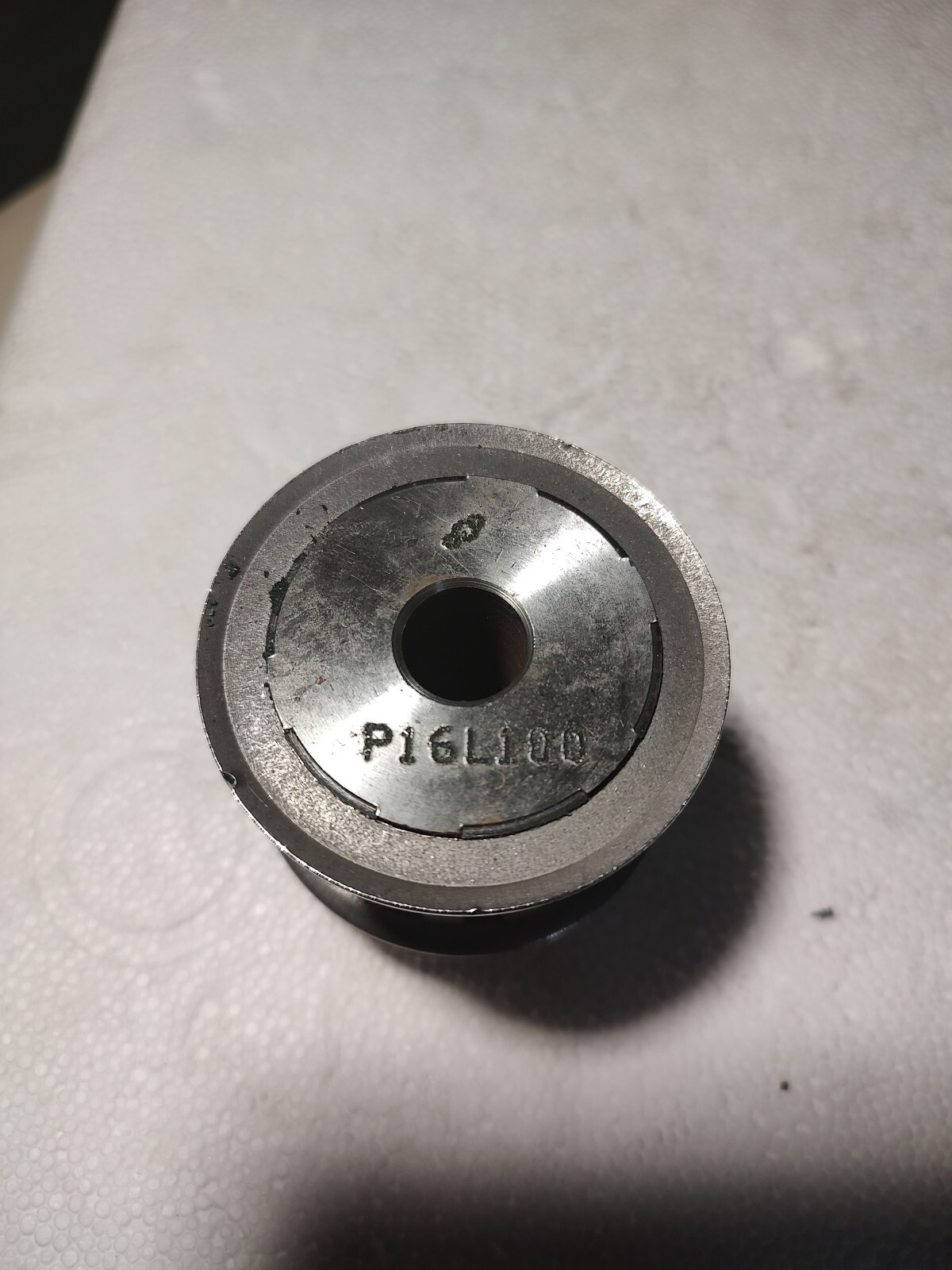 P16L100  1/2" BORE W/ 1 SET SCREW 16L100 TIMING PULLEY 1"  WIDE BELT  3/8" PITCH