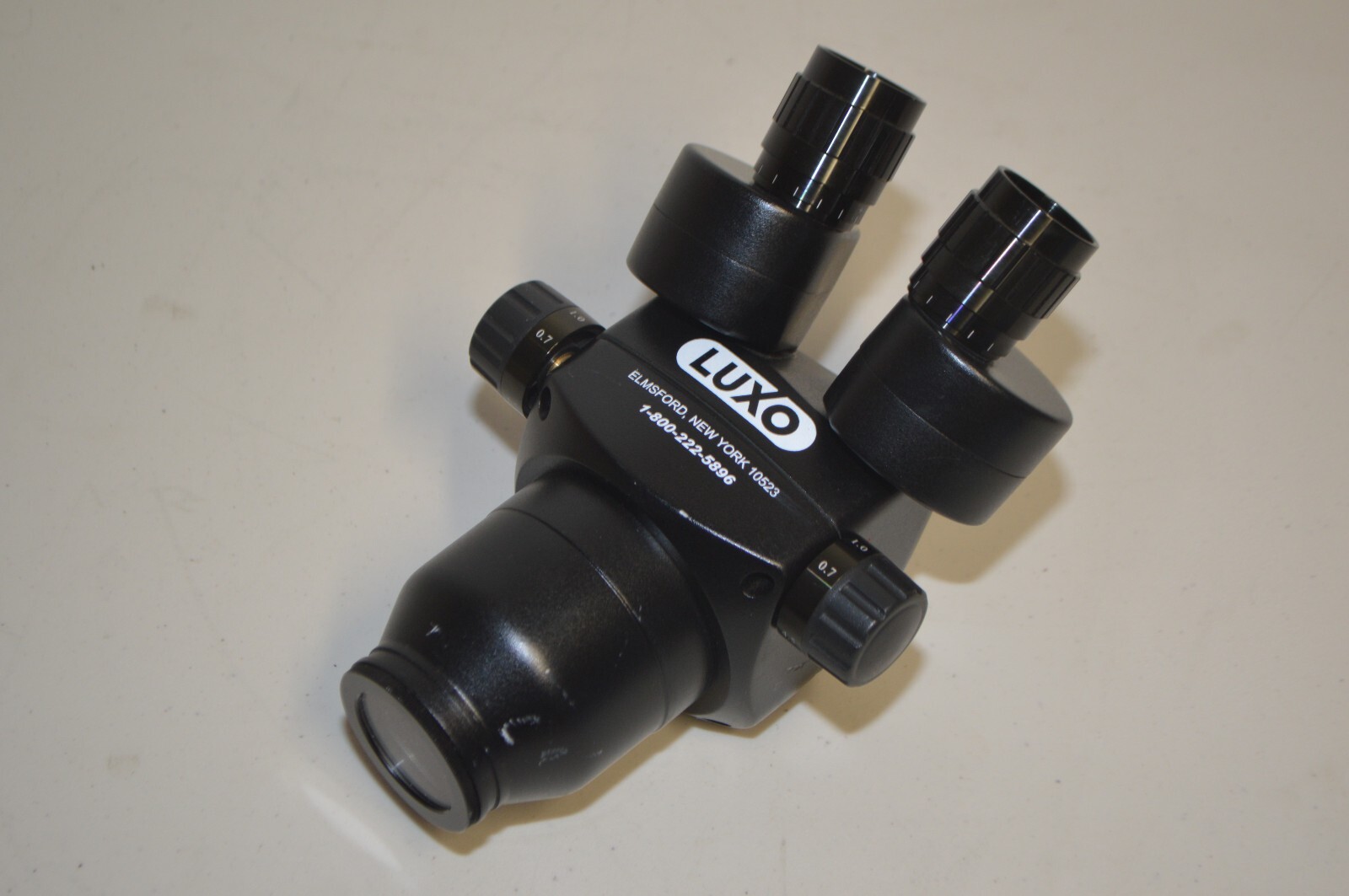 Luxo White Binocular Stereo Microscope Head #W6004