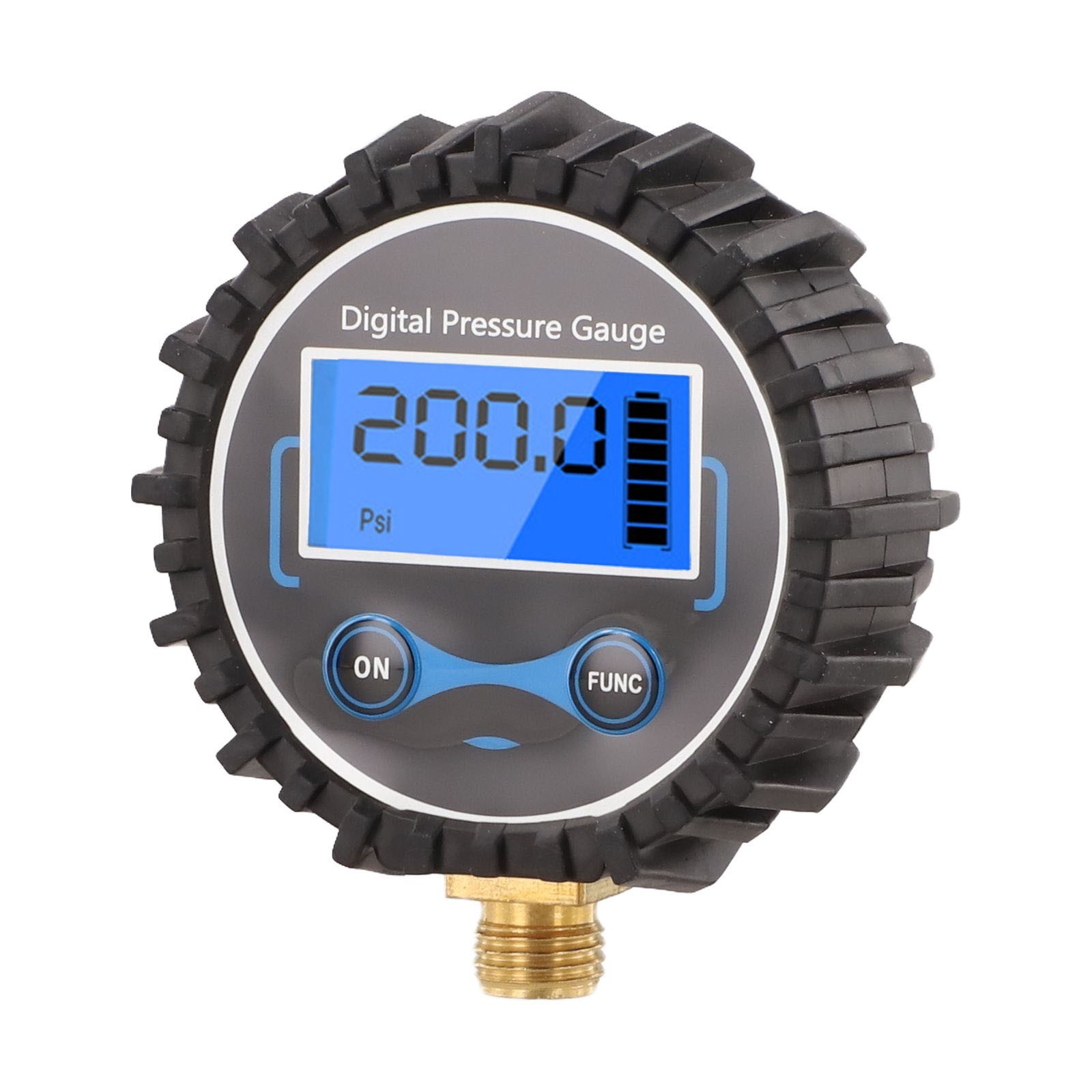 Tire Pressure Meter Digital 14 Inch with LED Display 200 PSI Measurement