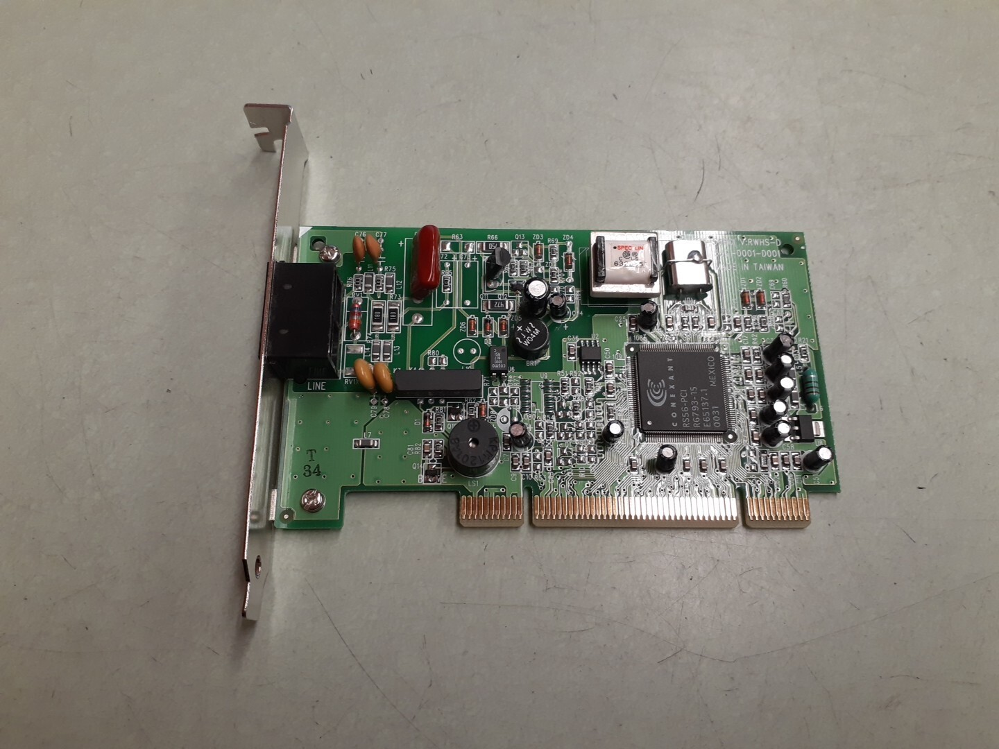 Well FM-56PCI 552-0001-D001 Modem PCI Card