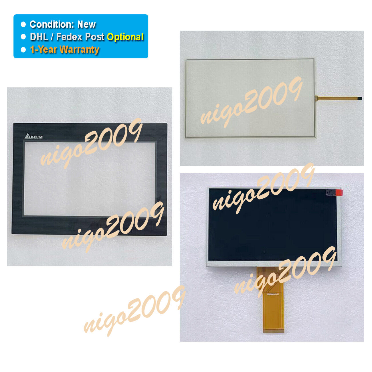 Fit for DELTA DOP-B10E615 Touch Screen Glass Digitizer Panel LCD Display Film