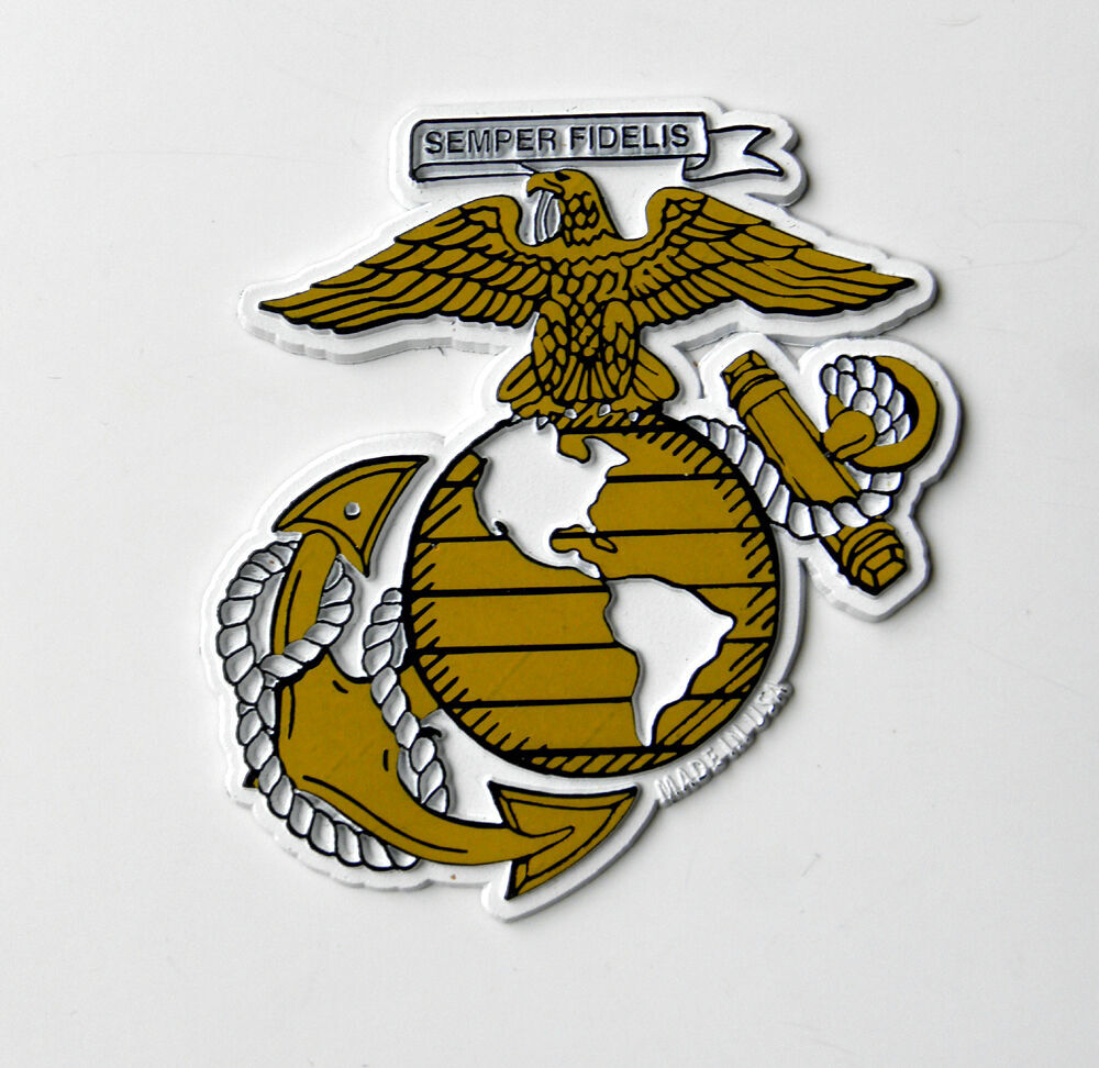 SEMPER FI FRIDGE MARINES MARINE CORPS MAGNET MADE IN USA