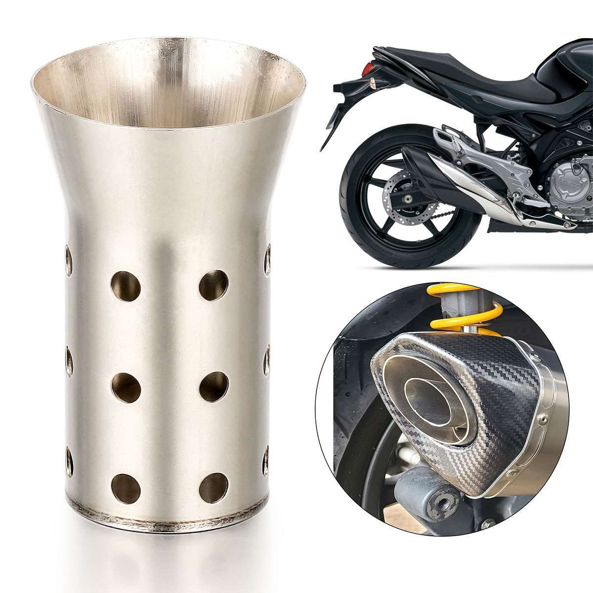 Universal Motorcycle 51MM Can Exhaust Muffler Insert Baffle DB Killer Silencer