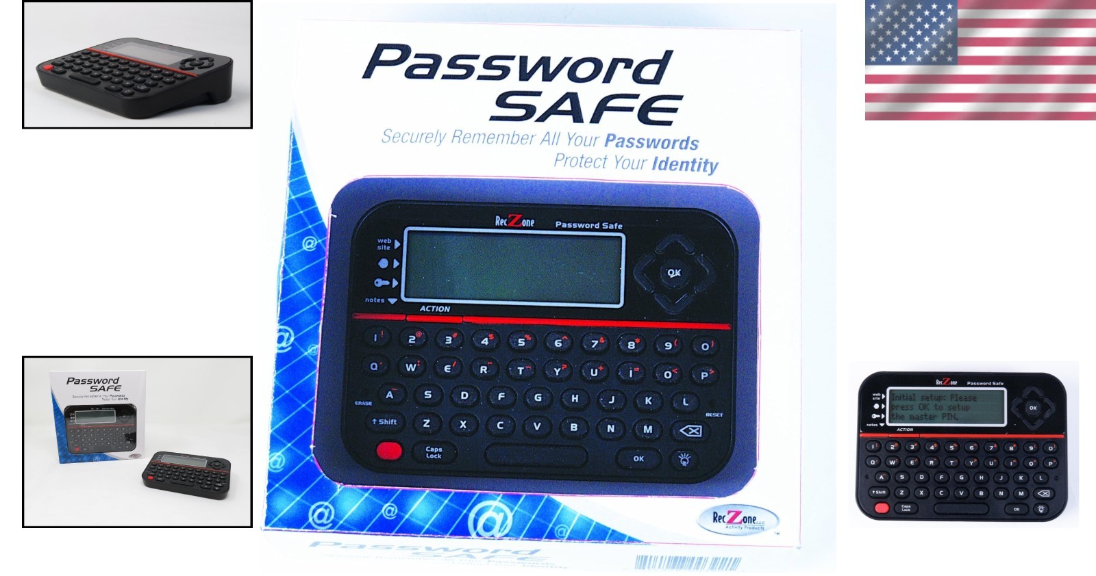 Battery-Operated Touchscreen Password Manager - Ultimate Security & Portability