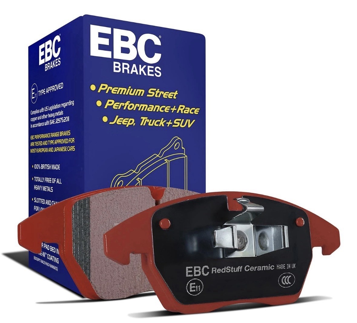 EBC Brakes Redstuff 3000 Series Sport Brake Pad Set DP31491C to Fit MERCEDES-BEN