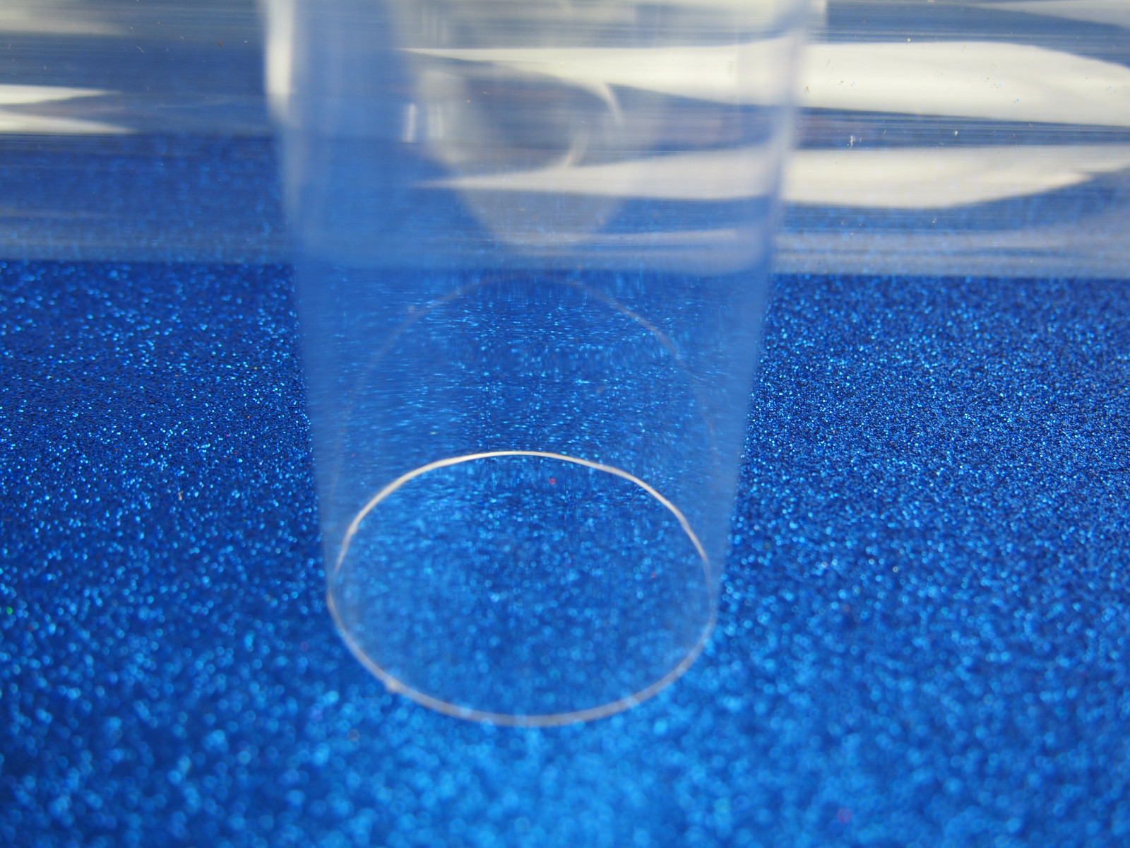 Plastic Clear Cylinder Tubes Decorative Crafts Table Centerpiece Risers Aquarium