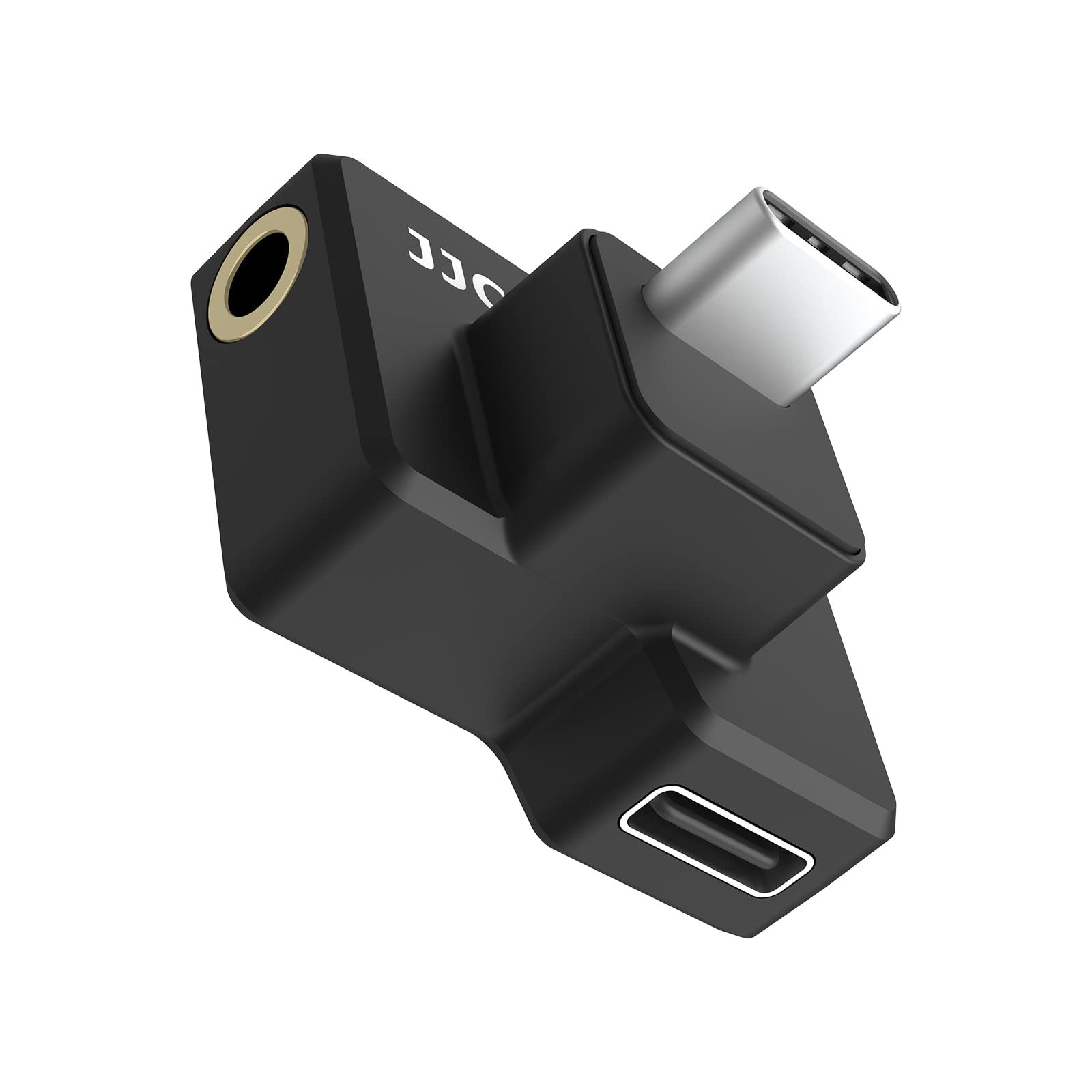 3.5mm Audio Mic & USB-C Adapter Accessories for DJI Osmo Action 1 Black