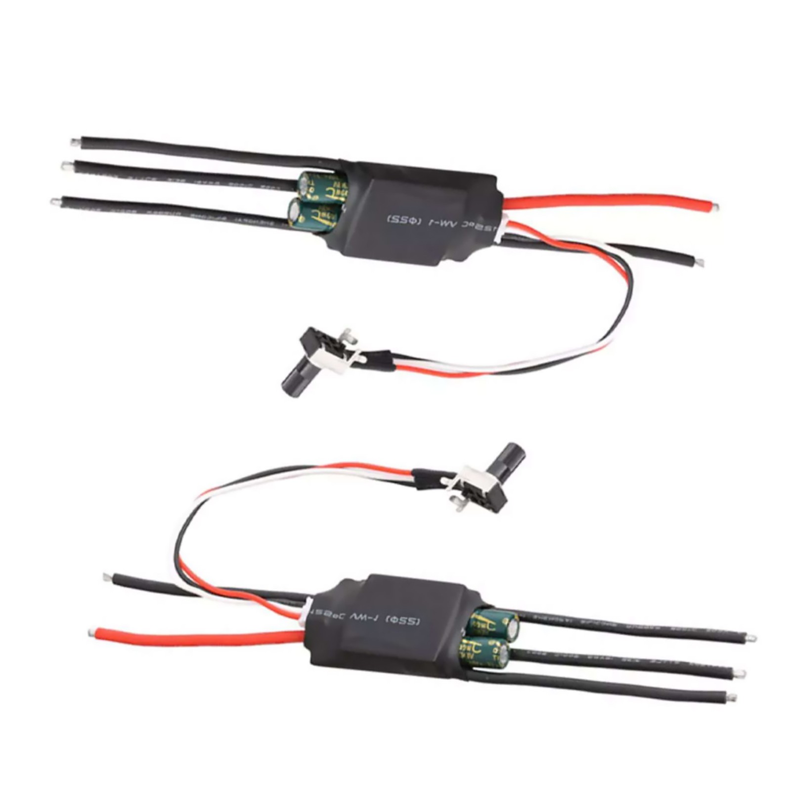 Brandnew 2pcs 3-phase Brushless Motor Driver BLDC ESC Speed Controller 7-24V