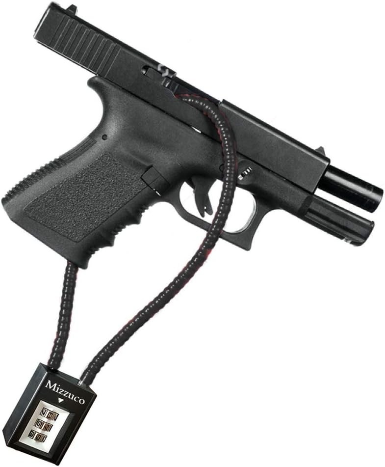 3-Digit Combination Trigger Lock & Cable Lock for Handguns, Rifles, Shotguns