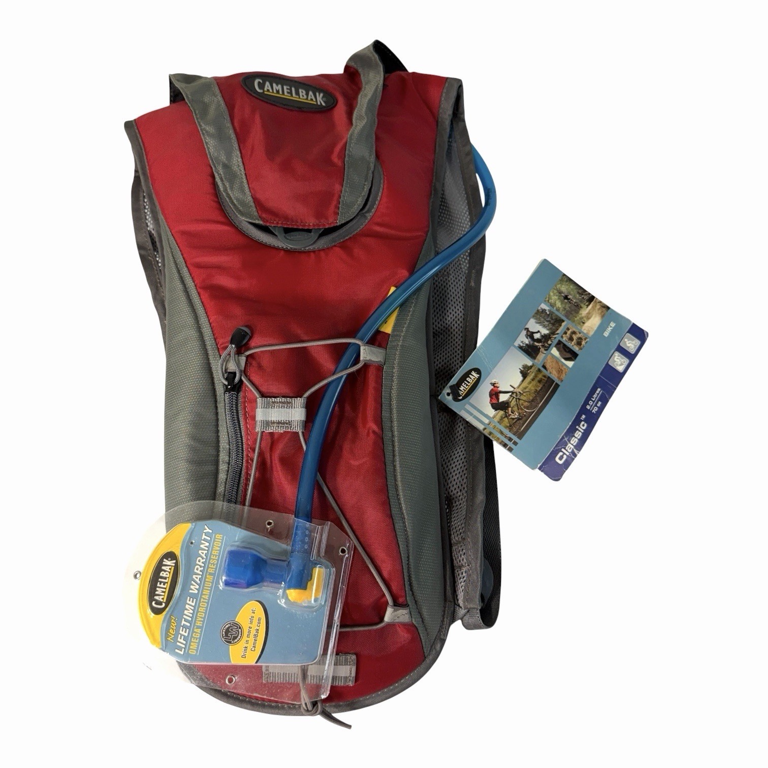 Camelbak Classic 70oz 2.0L BIKE Hydration Back Pack Omega Reservoir New w/ Tags!