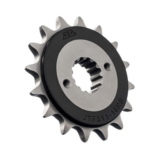 Sprockets F511.16RB 16 Tooth Rubber Cushioned Front Countershaft Sprocket,