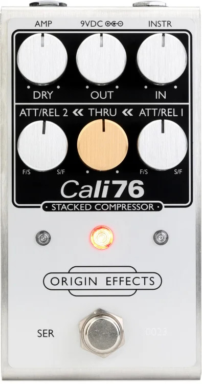Origin Effects Cali76 Stacked Compressor Pedal - Silver