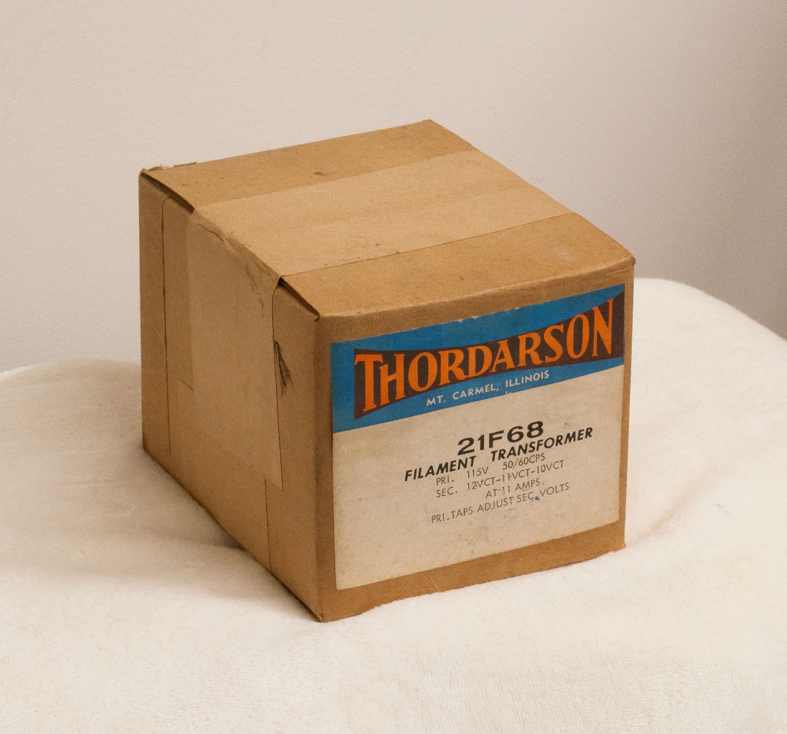 Thordarson 21F68 Filament Transformer, 12 Volt @ 11 Amps