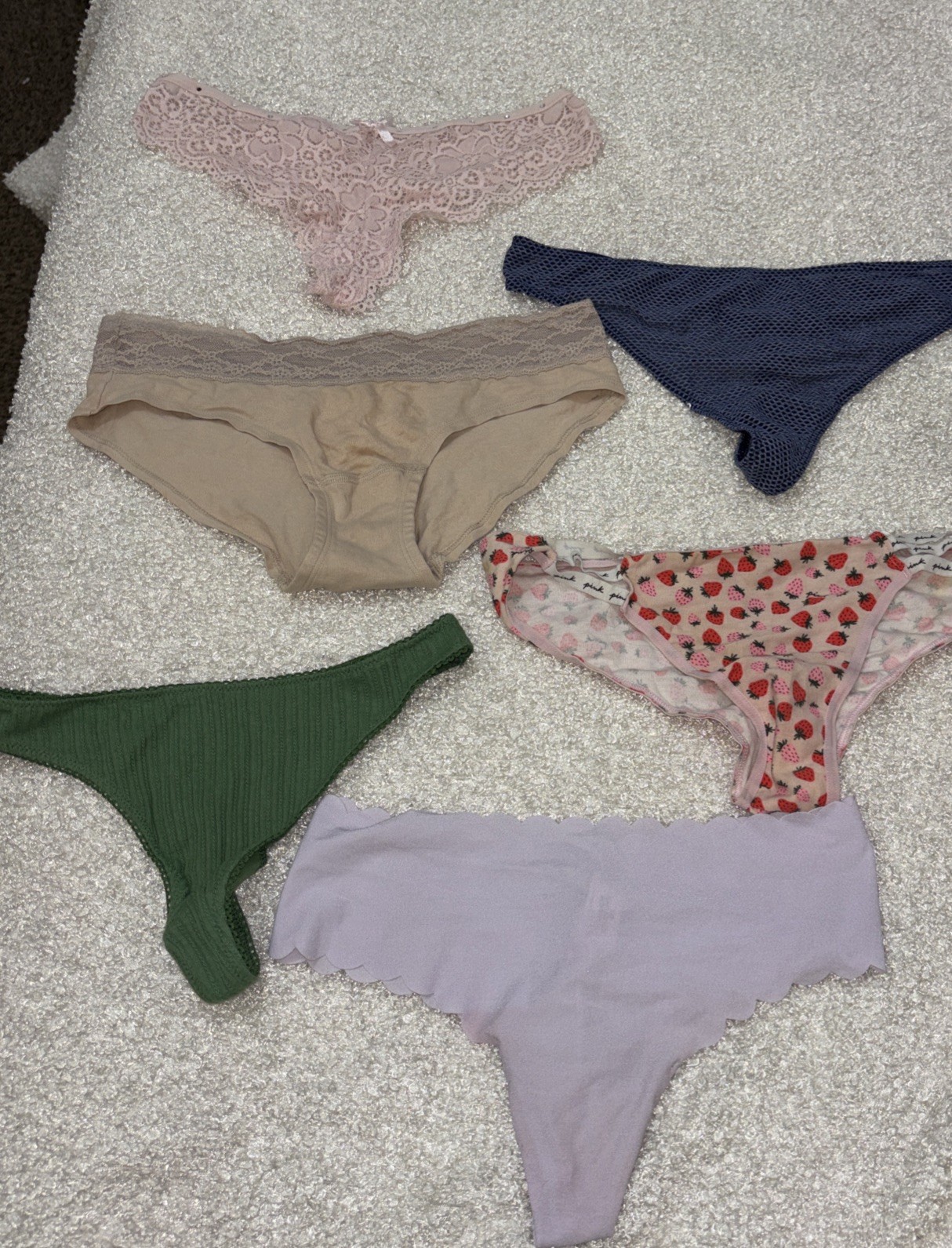 Vintage Mix Lote /6 Pantis#835