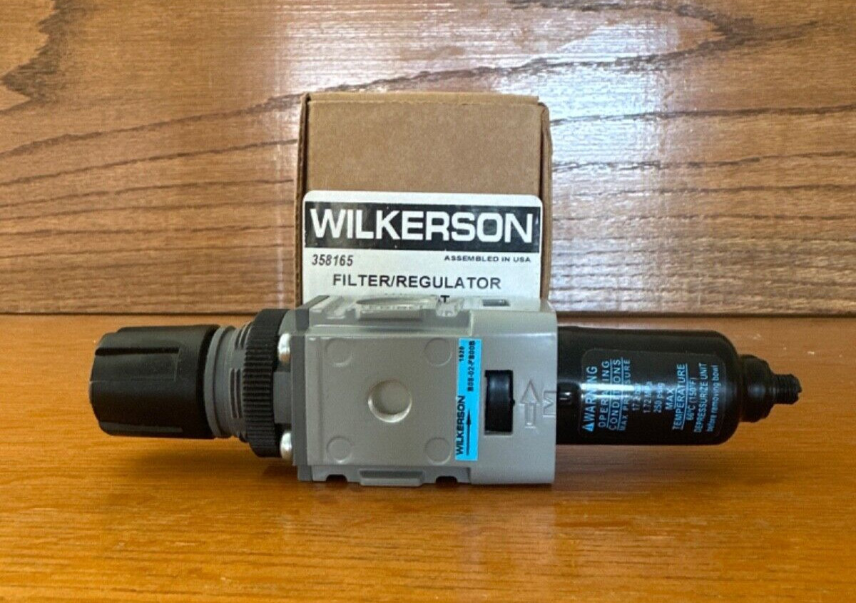 WILKERSON Filter-Regulator B08-02-FS00B: 1/4 in NPT