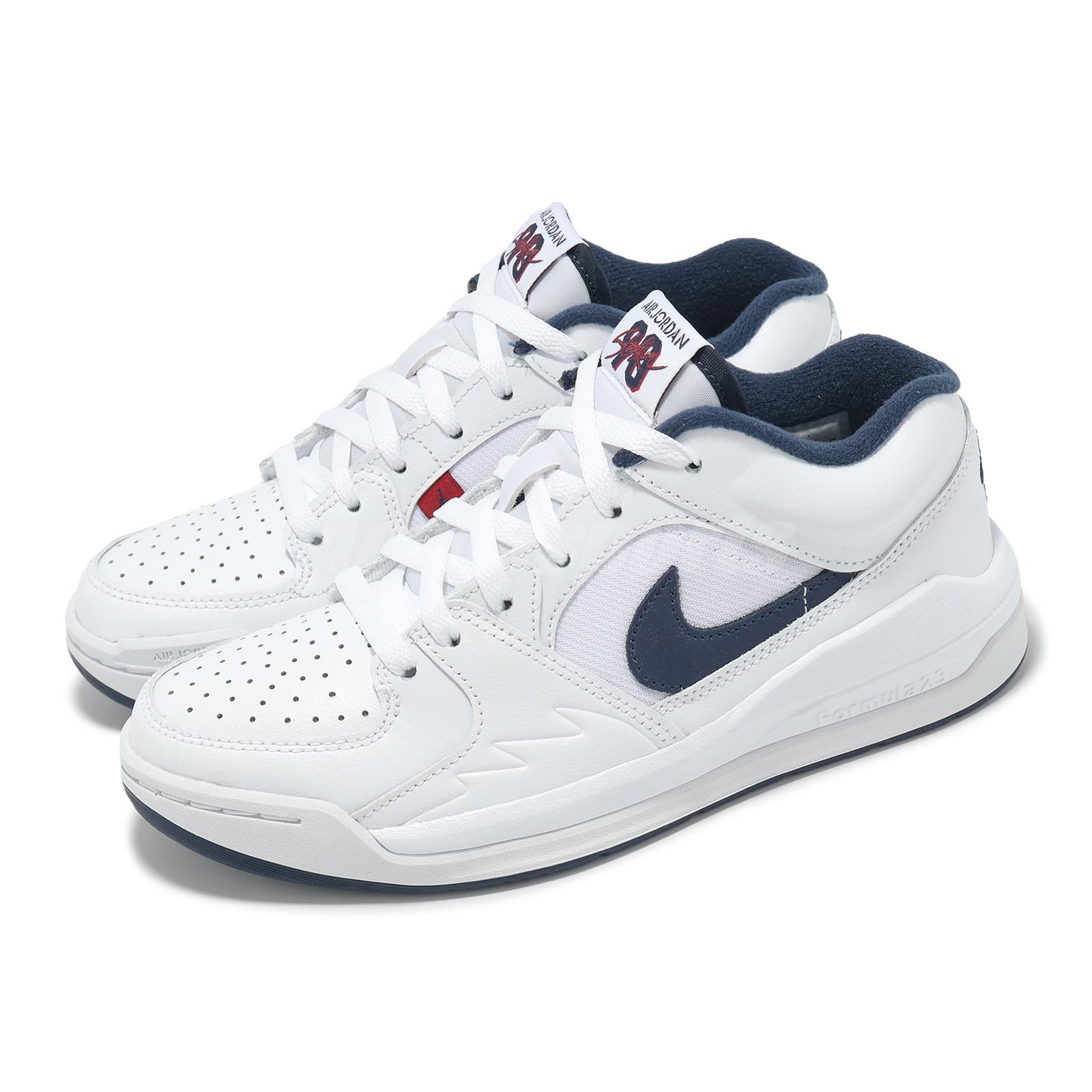 Nike Wmns Jordan Stadium 90 White Midnight Navy Women Casual Shoes HJ4406-100