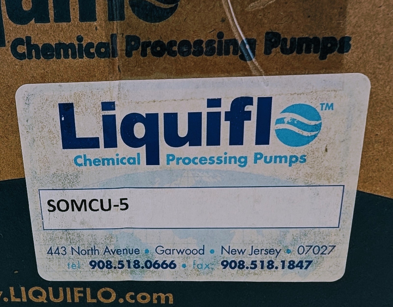 Liquiflo SOMCU-5 Chemical Processing Pump