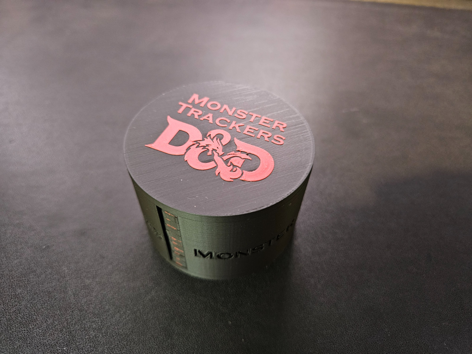 DND Monster Tracker Rings Set with Storage Case Bloodied Status Markers