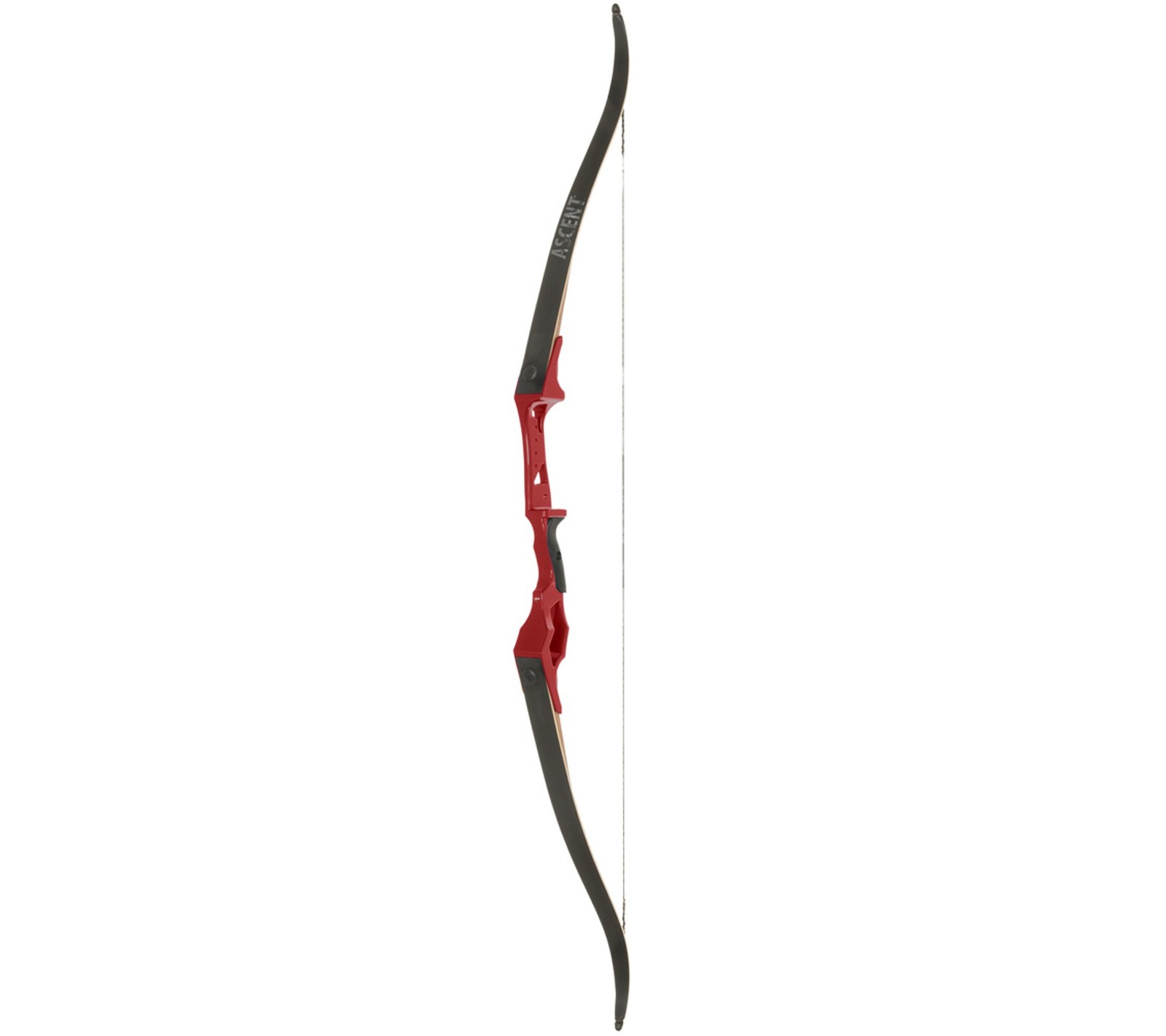 October Mountain (OMP) Ascent 58" 25# RH Recurve Bow (Red) #OMP81550