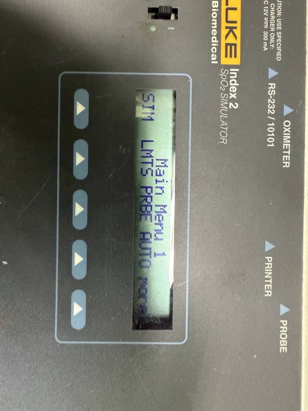 Fluke Index 2 SpO₂ Simulator – Powers On, Untested with Oximeter