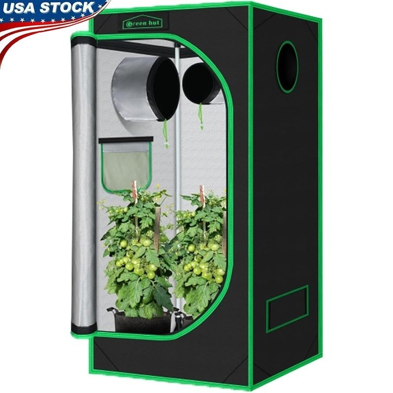 Reflective Hydroponic Grow Tent Indoor Garden Heavy Duty Mylar Easy Assembly New