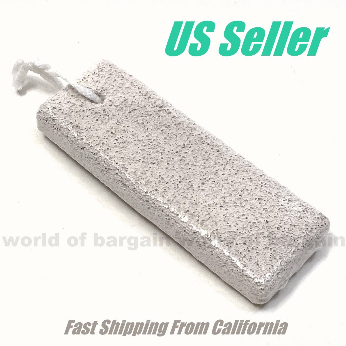 2x5" PUMICE STONE Salon Quality Foot Spa Skin Callus Remover Pedicure Scrub B79