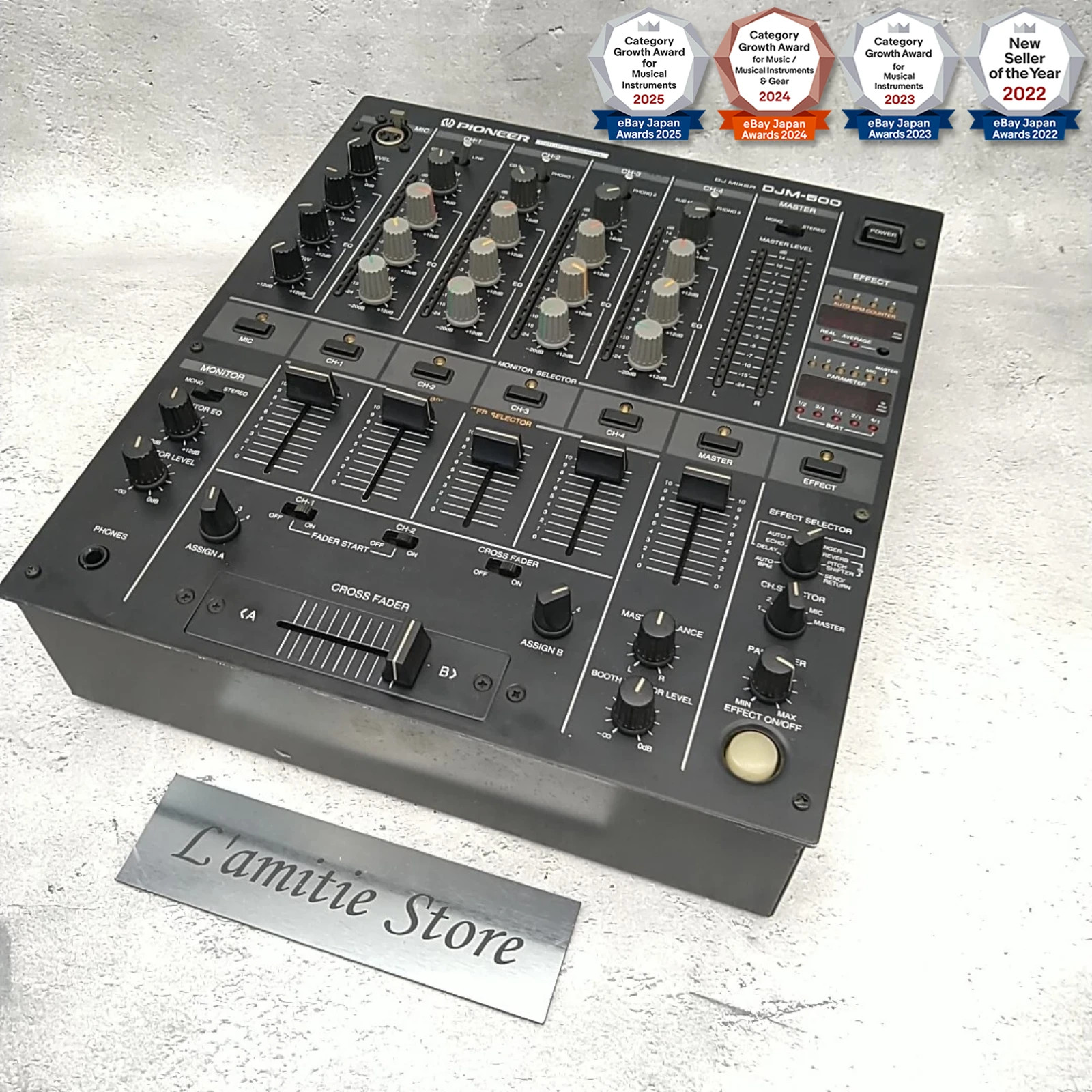 Pioneer DJ DJM-500 4-channel Performance Mixer Professional Maintained DJM500 JP