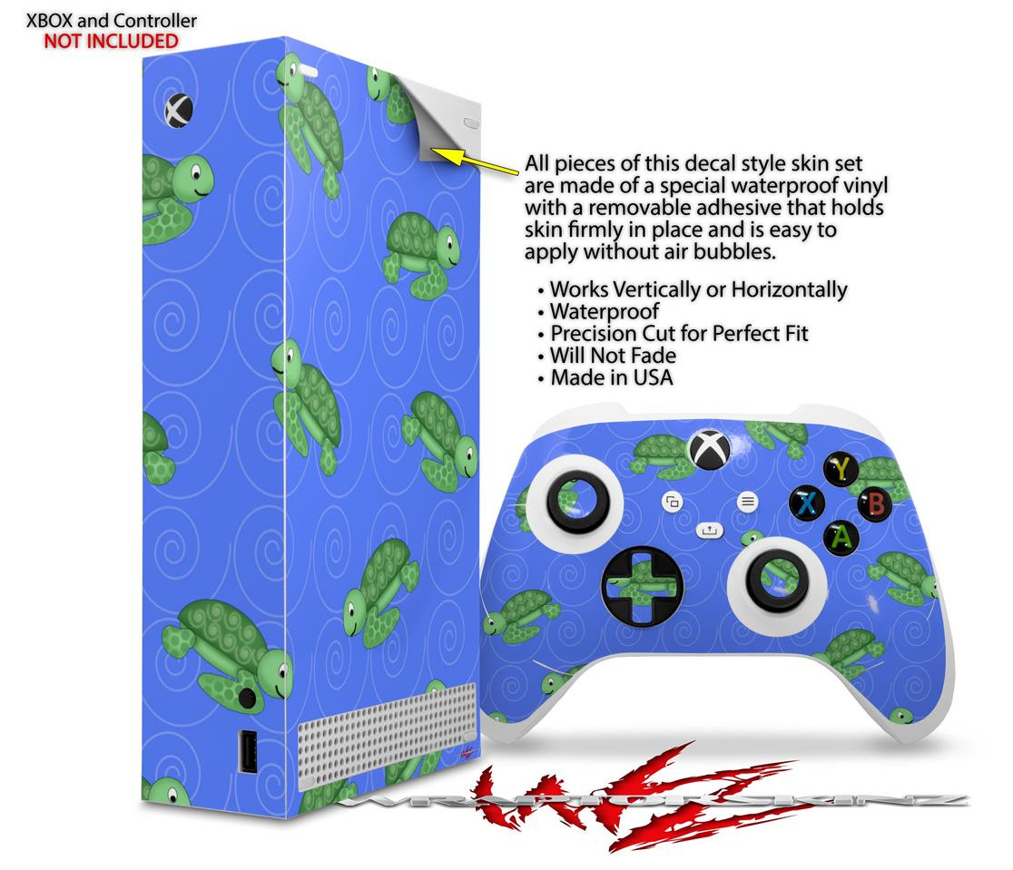 Skin Wrap for XBOX Series S Console Controller Turtles