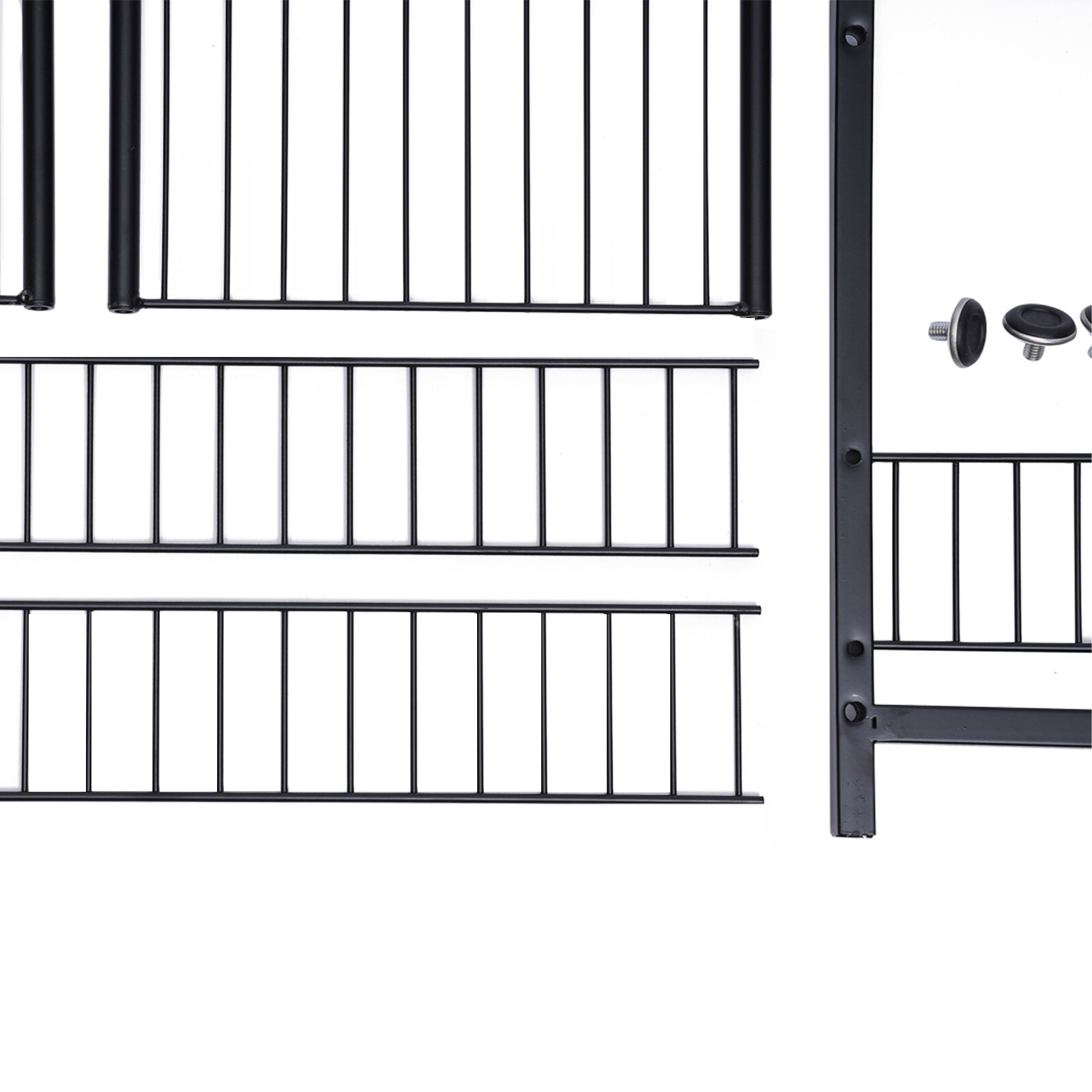 4-Tier Metal Baker's Rack With Locking Wheels, Wine Rack & 5 Hooks