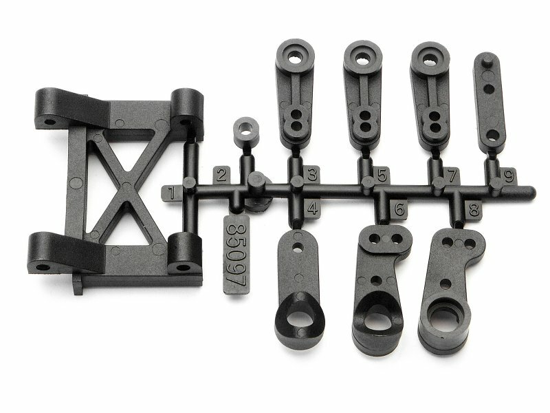 RC Car HP85097 CENTER POST/SERVO HORN/STEERING CRANK Sprint 2 Drift Flux RS4 GT2