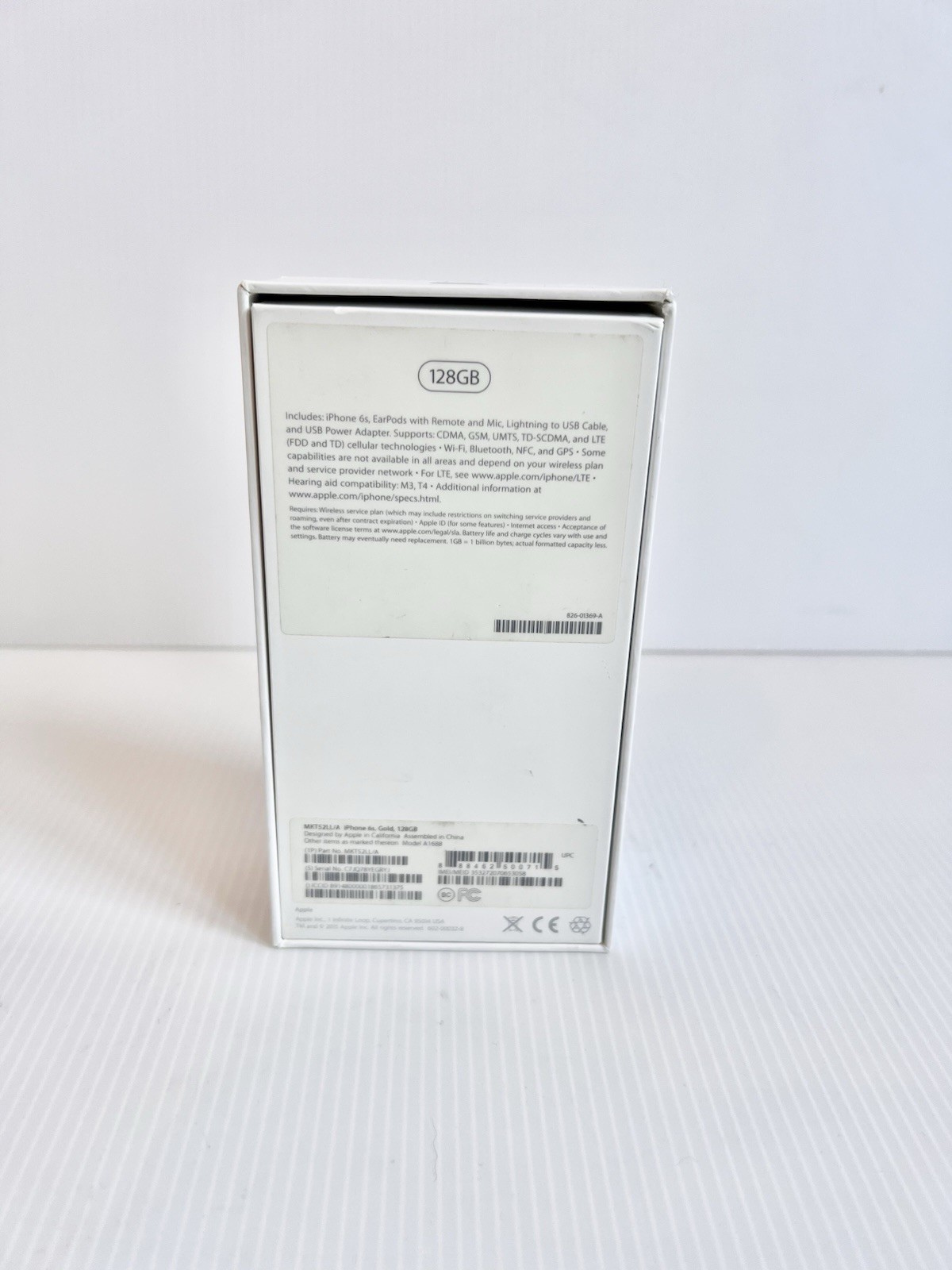 Apple iPhone 6S 120 GB Gold Empty Box With Inserts