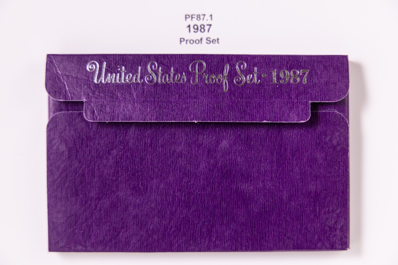 1987-S United States Mint Proof Set 5 Coins OGP Envelope & Specs