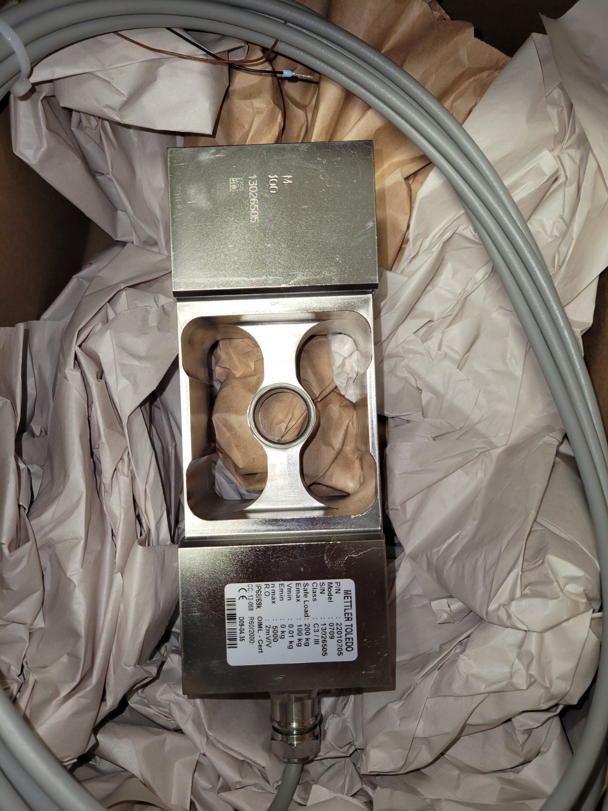 Mettler Toledo Loadcell - Model 0709 - P/N 22010205