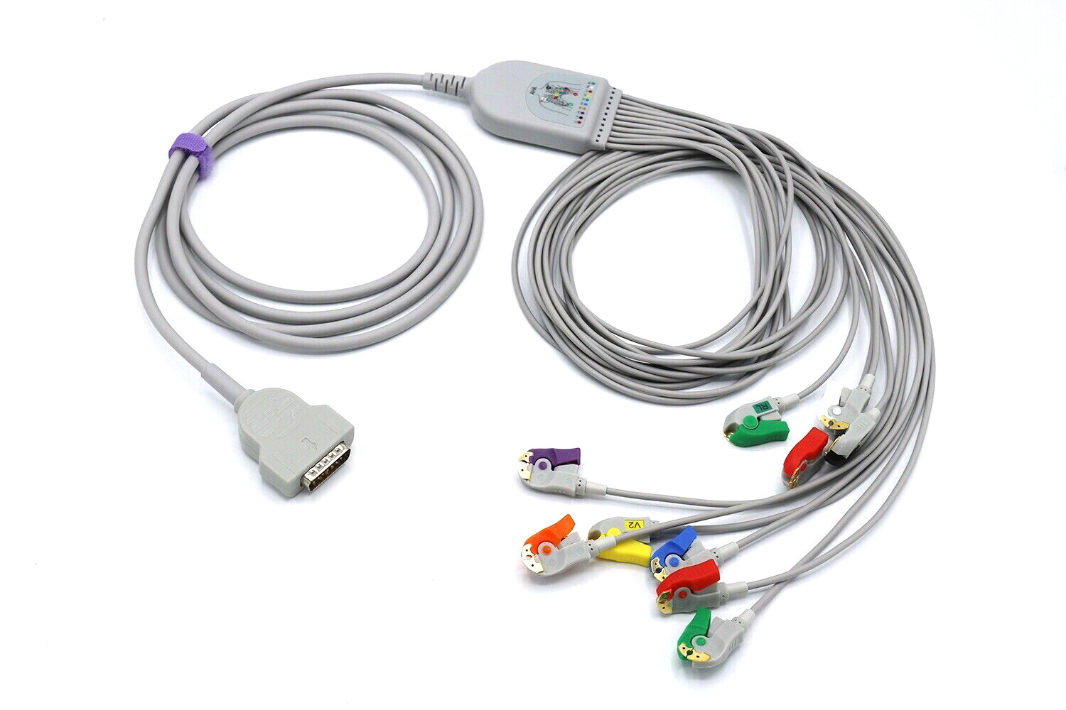 Hellige - MicroSmart EKG Cable 10 Leads Grabber AHA - Same Day Shipping