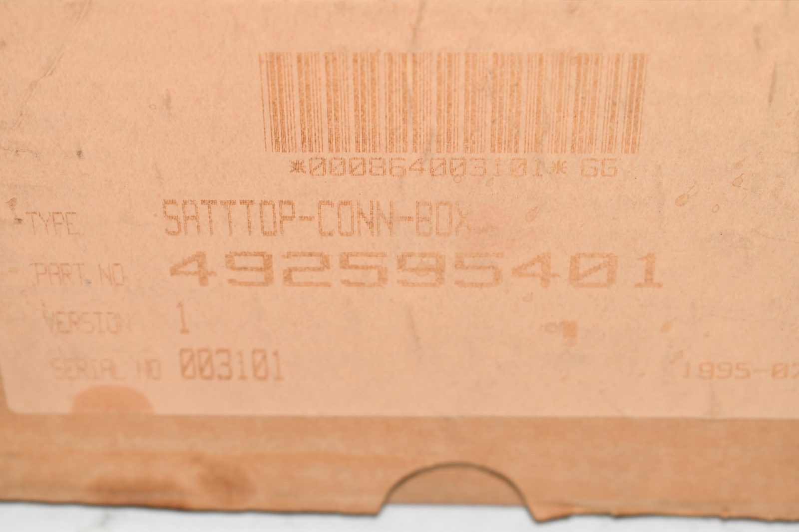 NEW Alfa Laval 492595401 SATTTOP Connection Box