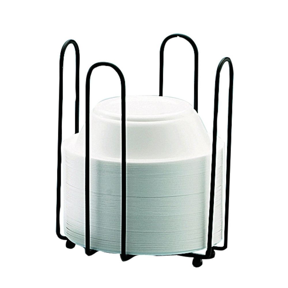 Cal-Mil Iron Essentials Bowl Holder 6 1/2"Dia x 8"H Black Metal