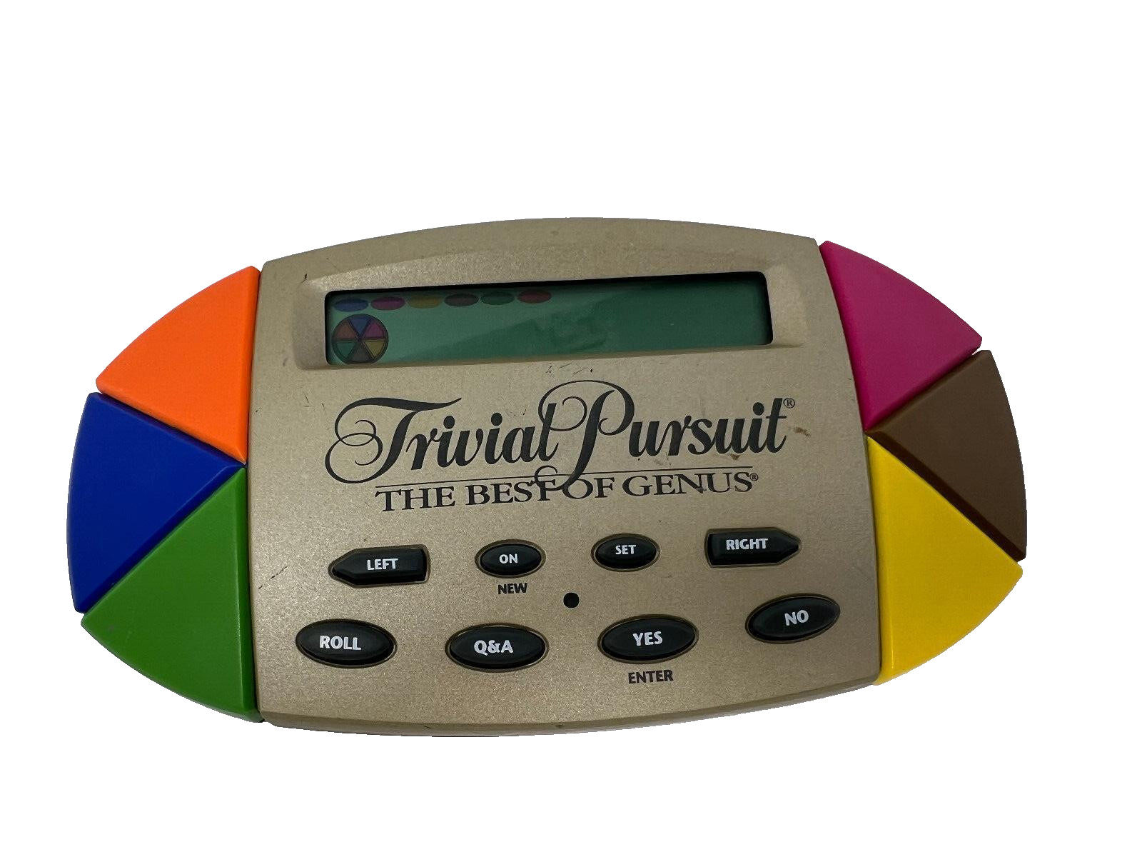 Vintage 1997 Trivial Pursuit The Best of Genus Electronic Handheld Portable Game