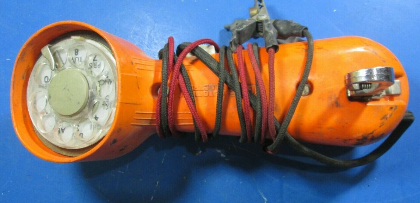 Orange GTE Lineman's Telephone