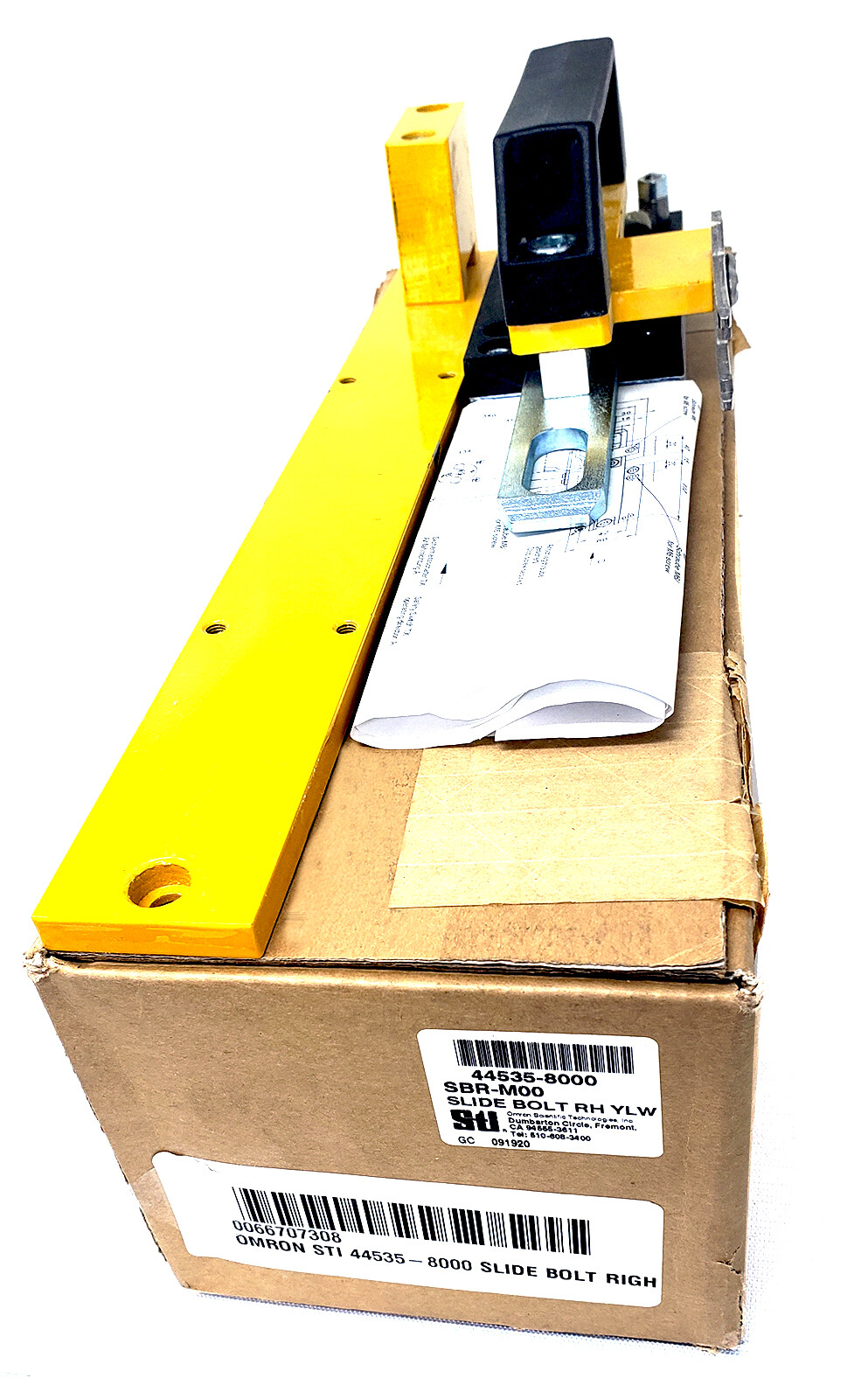 STI SBR-M00 44535-8000 Omron Slide Bolt RH YLW 091920 | STI Safety Switch New
