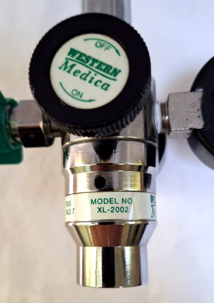Western Medica XL-2002 Compressed Gas Regulator Oxygen Working
