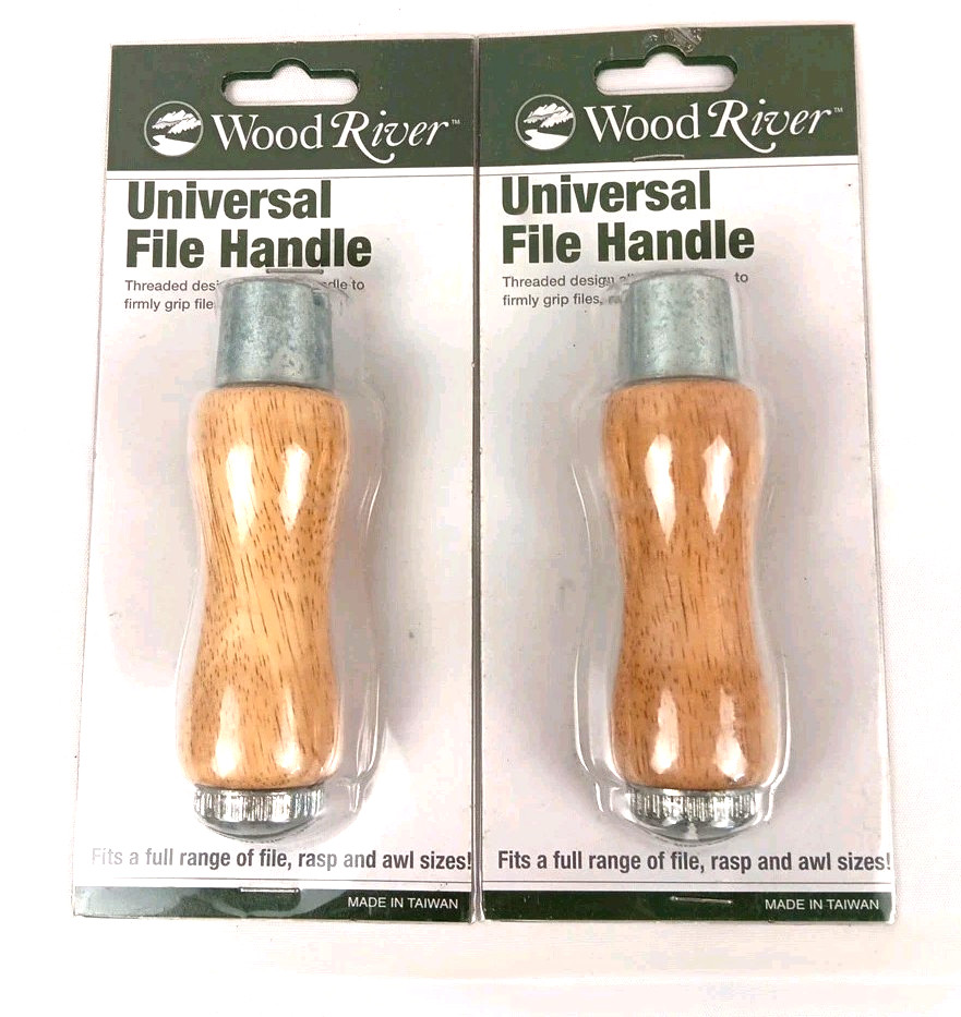 2 BRAND NEW Wood River Wood Universal File Handle - 144947