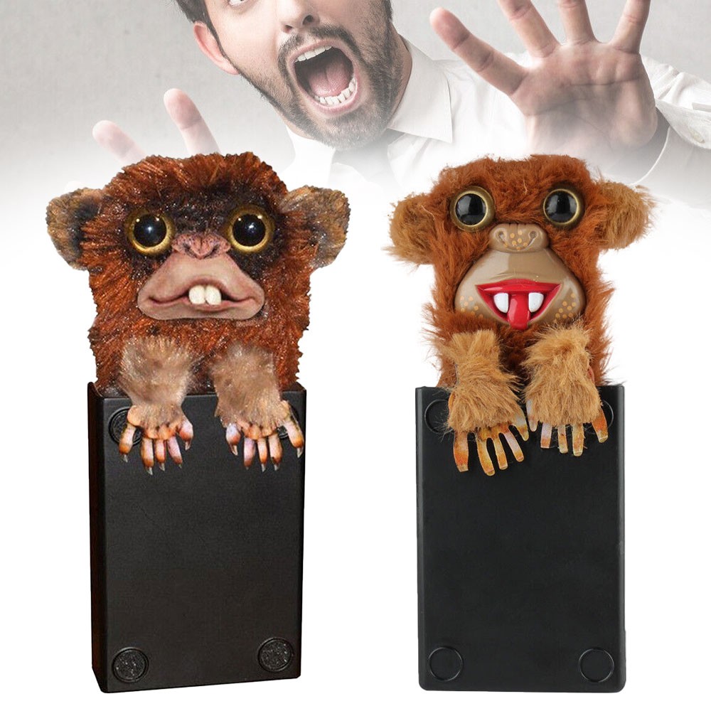 Prank Monkey Toy,Surprise Prank Monkey Toy,Pet Pranksters,Pop Up Monkey Prank CW