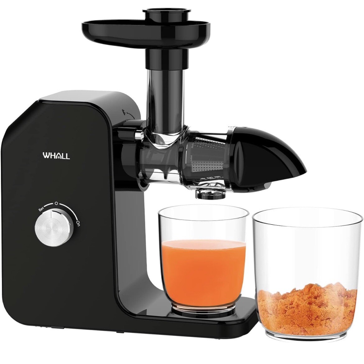 WHALL Slow Juicer, Masticating Juicer, Celery Juicer Machines, Cold Press Juicer