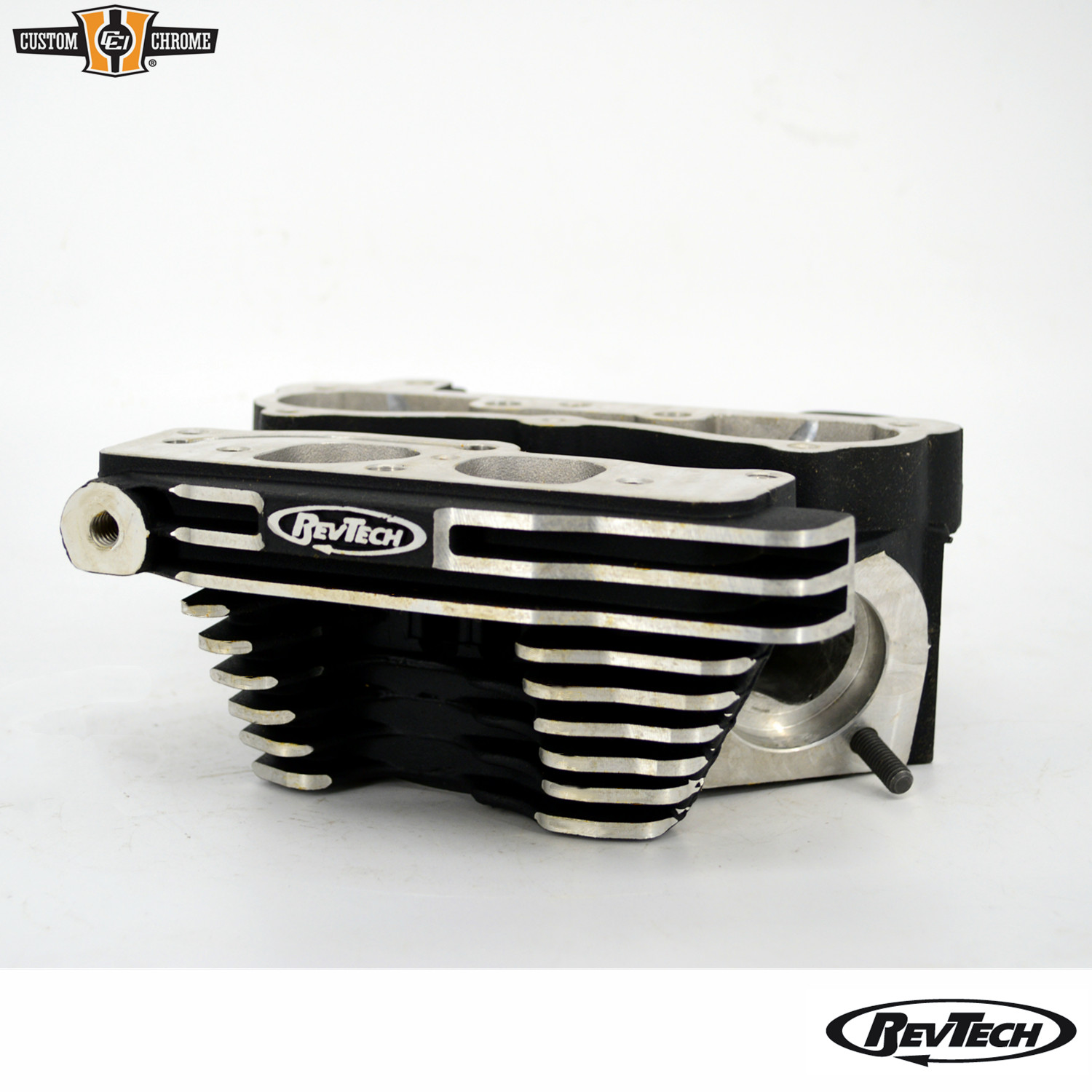 Black Rear Cylinder Head Assembly Fit For RevTech Gen 3-110 & 100 4x4 Motors